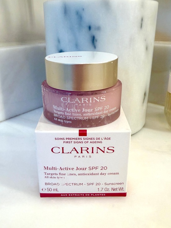 Clarins Other - Clarins Multi-Active Jour SPF 20 Day Cream 
New in Box TESTER 1.7oz